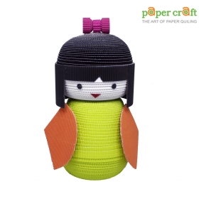 Xếp Giấy Nghệ Thuật Origami - Búp Bê Nhật Bản Kokeshi